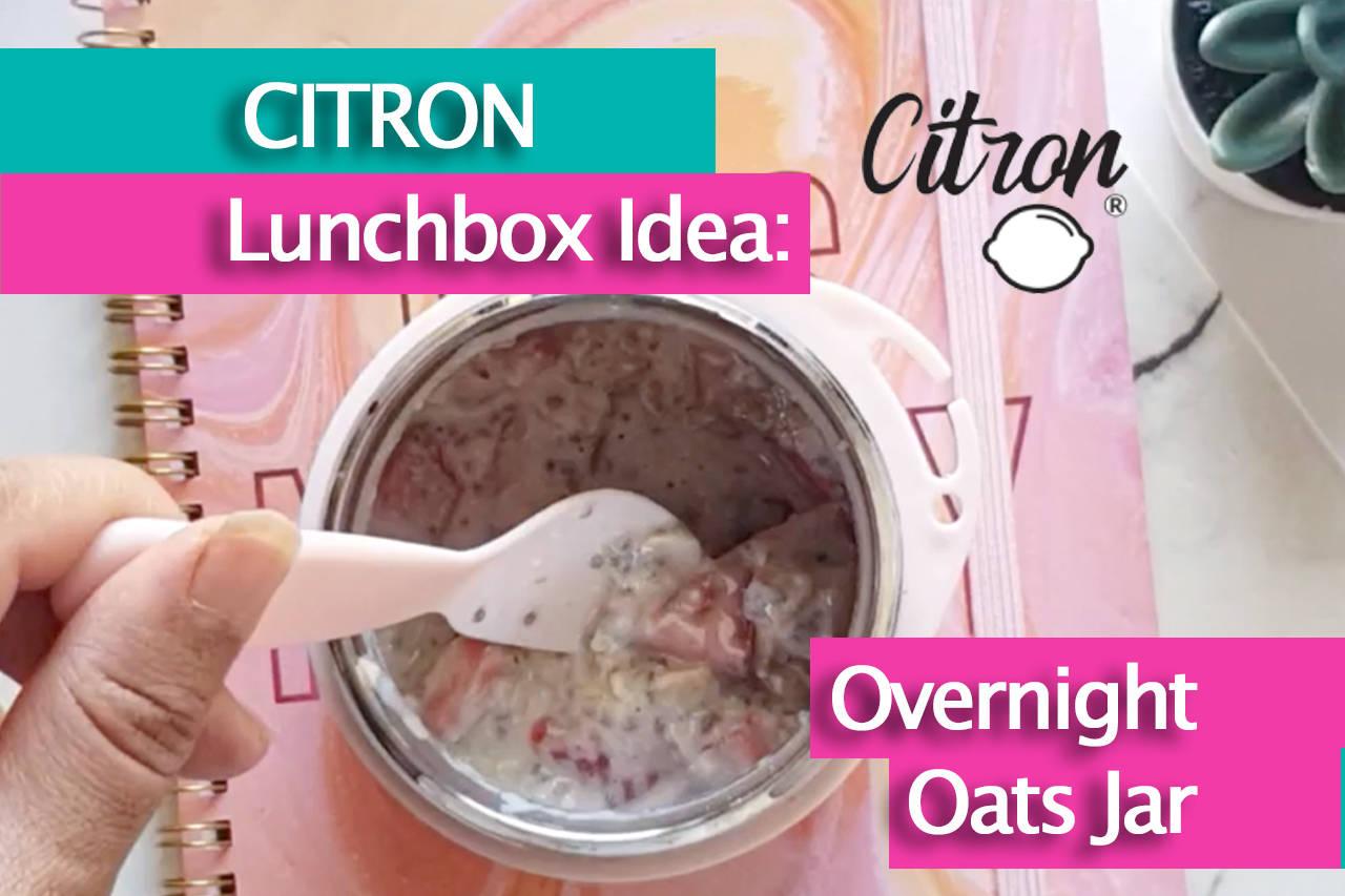 Citron Lunchbox Idea: Overnight Oats Jar28818